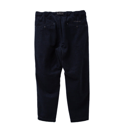 And Wander Wool Twill Tapered Pants Blue 57422823920 Degli Uberti